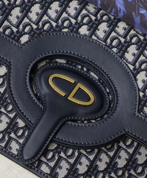 Christian Dior Foldable clutch Dark Blue